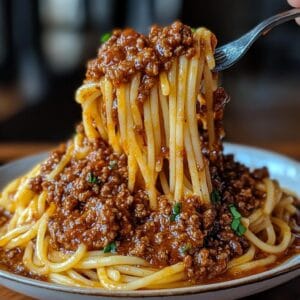 Pasta & Minced Meat Sauce