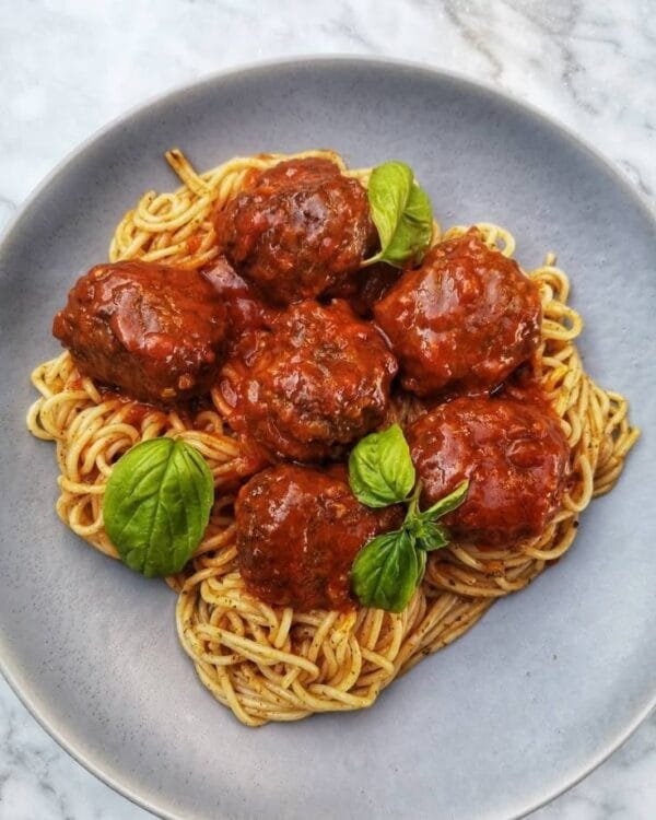 Meatballs Pasta