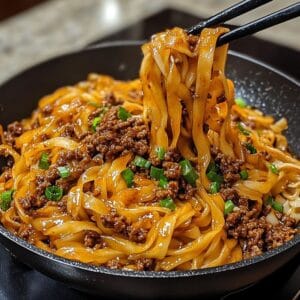 Spicy beef noodles